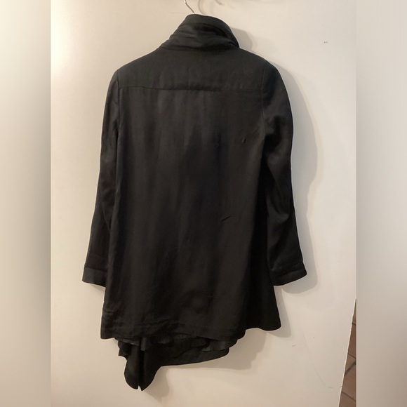 All Saints Aiko Black Monument Coat Size 00 - Picture 9 of 12